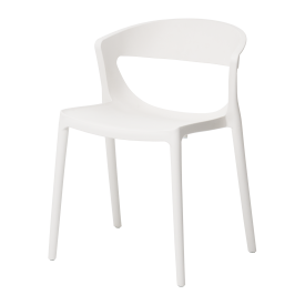 Стул садовый Nebbiolo 49x79x75 см полипропилен белый