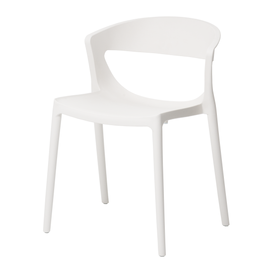 Стул садовый Nebbiolo 49x79x75 см полипропилен белый