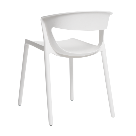 Стул садовый Nebbiolo 49x79x75 см полипропилен белый