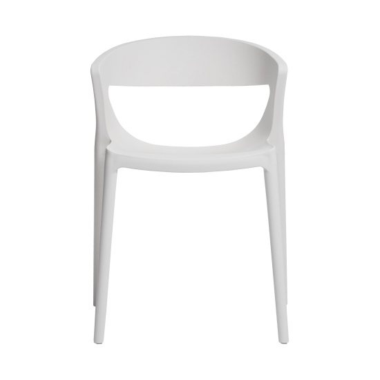 Стул садовый Nebbiolo 49x79x75 см полипропилен белый