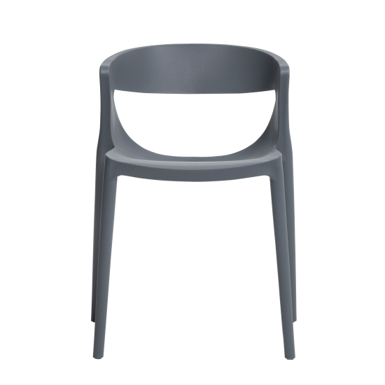 Стул садовый Nebbiolo 49x79x75 см полипропилен серый