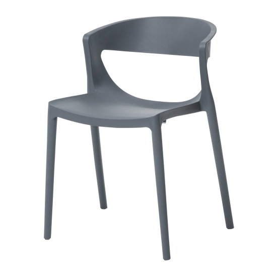 Стул садовый Nebbiolo 49x79x75 см полипропилен серый