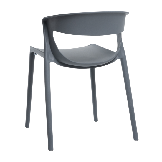 Стул садовый Nebbiolo 49x79x75 см полипропилен серый
