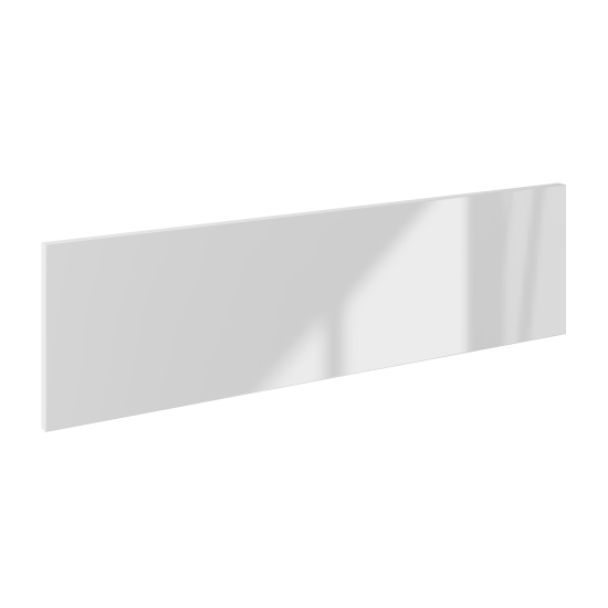 Фасад комода Лион 79.6x22x1.6 см ЛДСП цвет серый глянец