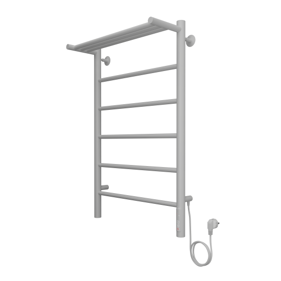 Полотенцесушитель электрический Equation 500x800 мм 125 Вт лесенка цвет белый
