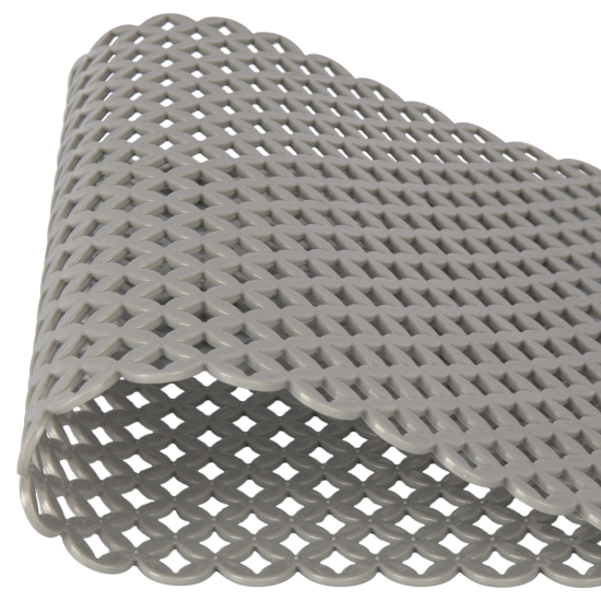 Коврик для мойки Vidage 39.5x29.5 см ПВХ цвет серый