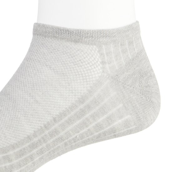 Носки мужские низкие Hesler кардная пряжа 44-46 серые (3 пары)