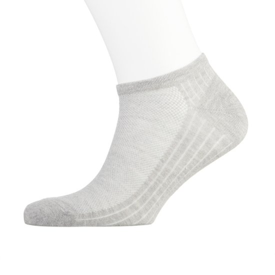 Носки мужские низкие Hesler кардная пряжа 44-46 серые (3 пары)