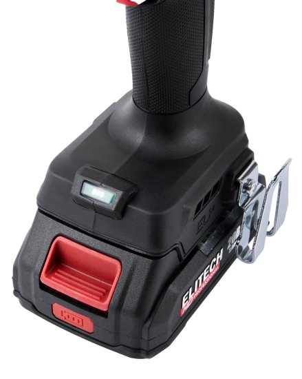 Дрель-шуруповерт аккумуляторная ударная бесщеточная Elitech HD CD20ISL2 E2201.041.01, 20 В Li-ion 2x2 Ач