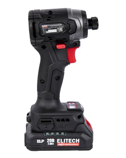 Винтоверт ударный аккумуляторный Elitech HD CS2003SL, 20 В Li-Ion 2x2 Ач