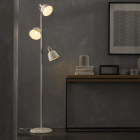 Торшер Inspire Milky E27x3 металл, цвет кремовый