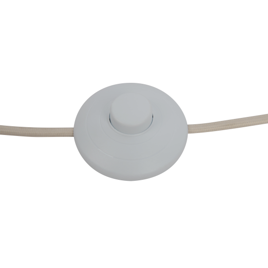 Торшер Inspire Milky E27x3 металл, цвет кремовый