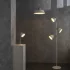 Торшер Inspire Milky E27x3 металл, цвет кремовый