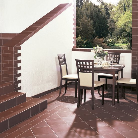 Клинкерная плитка для фасада Paradyz Elewacja Cloud gladka (46 шт.= 0,74 кв.м) розовая 245х66х7 мм