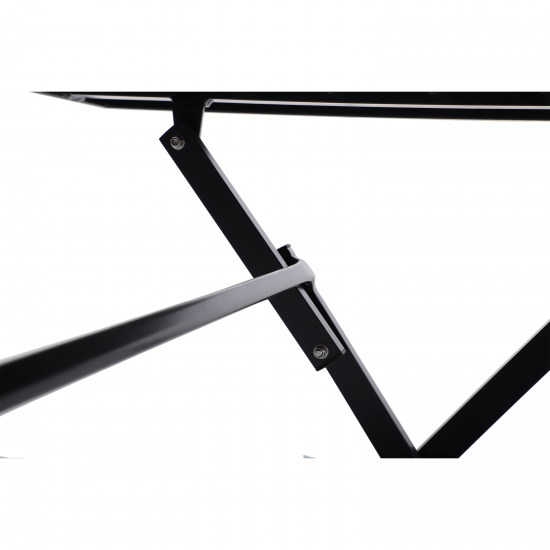 Стол садовый квадратный Naterial Xara 71x71x74 см алюминий темно-серый