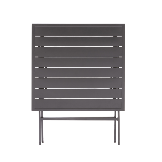 Стол садовый квадратный Naterial Xara 71x71x74 см алюминий темно-серый