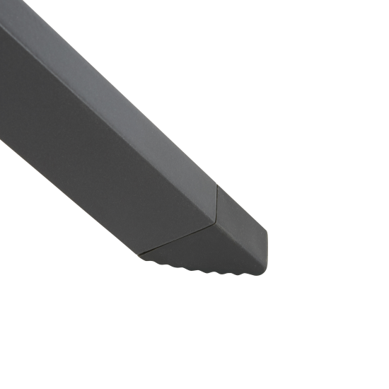 Стол садовый квадратный Naterial Xara 71x71x74 см алюминий темно-серый