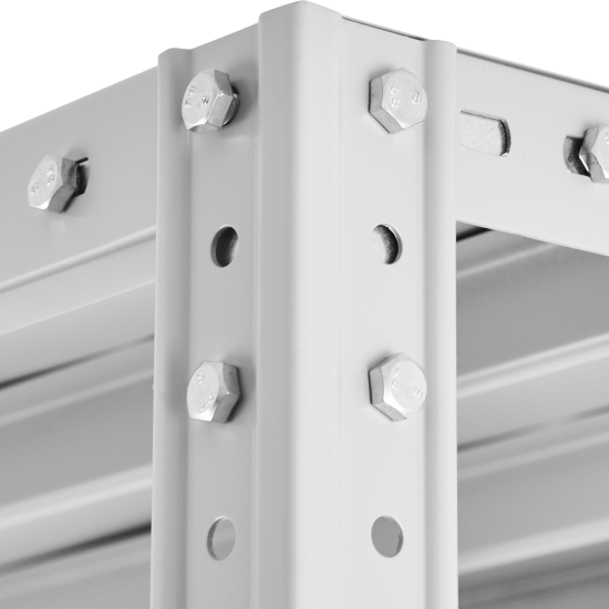 Уголки усиливающие для стеллажа сталь цвет серый 8 шт