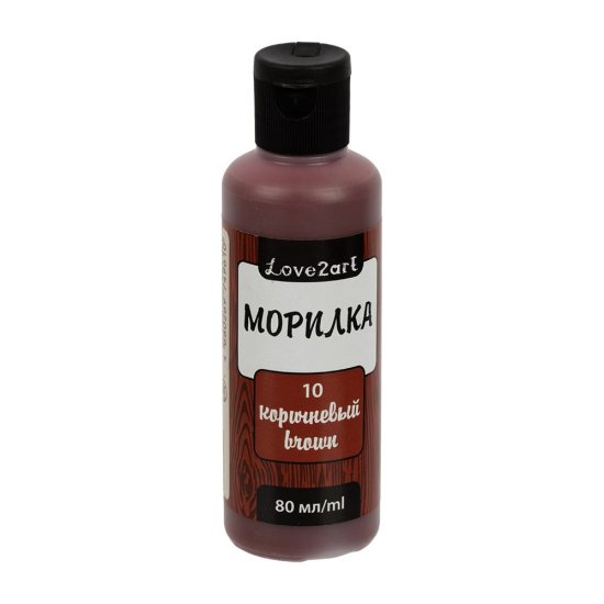 Морилка Love2art LAS-80 80 мл, 10 коричневый