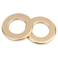 Круглая шайба DINFIX DIN 125А, латунь М 4 50 шт