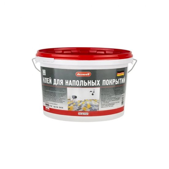 Клей для ковровых и напольных ПВХ покрытий Pufas Decoself мороз. (4кг)
