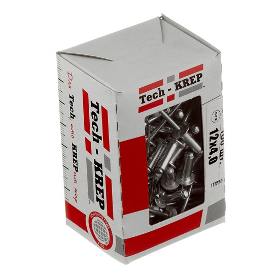 Заклепка вытяжная 4,0x12 мм алюминий/сталь (100 шт.)