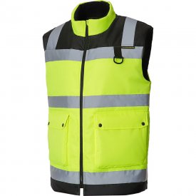 Жилет СОЮЗСПЕЦОДЕЖДА СПЕКТР утепленный лимон,черный, 52-54 XL