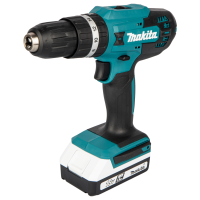 Дрель-шуруповерт аккумуляторная ударная Makita HP488D002, 18 В Li-ion 2x1.5 Ач