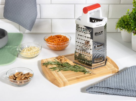 Терка 13.7x23x13.7 см нержавеющая сталь цвет серебристый