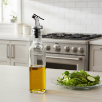 Бутылка для масла 280 мл стекло цвет прозрачный