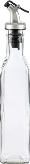 Бутылка для масла 280 мл стекло цвет прозрачный