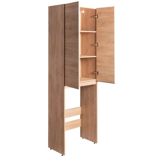 Шкаф для стиральной машины Рейкьявик KONSENSA напольный 64x200 см цвет дуб