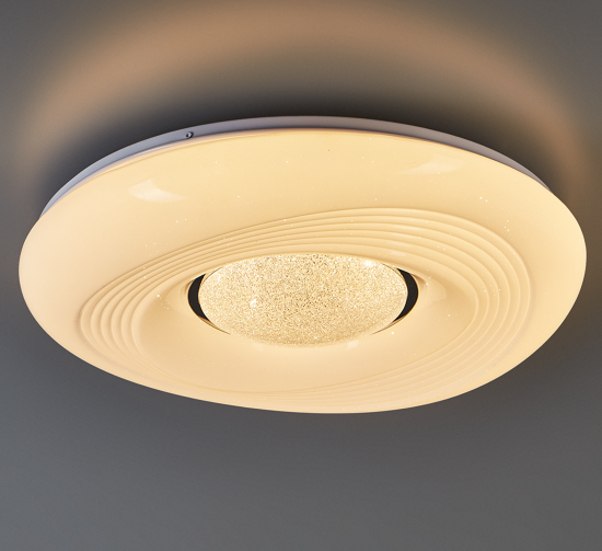 Светильник настенно-потолочный LED Lumin Arte Lily CLL53 90 Вт с пультом д/у 58 м² регулируемый белый свет цвет белый