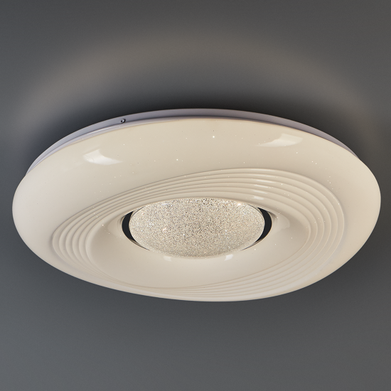 Светильник настенно-потолочный LED Lumin Arte Lily CLL53 90 Вт с пультом д/у 58 м² регулируемый белый свет цвет белый