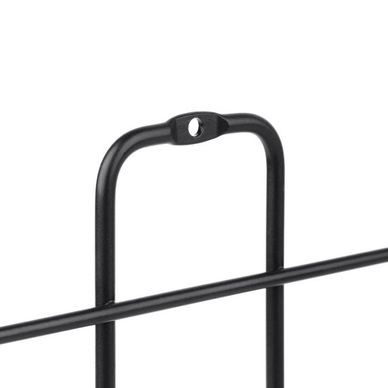 Полка для ванной ЧМЗ Лофт 356х115х158 мм металл черная (513-001-01)