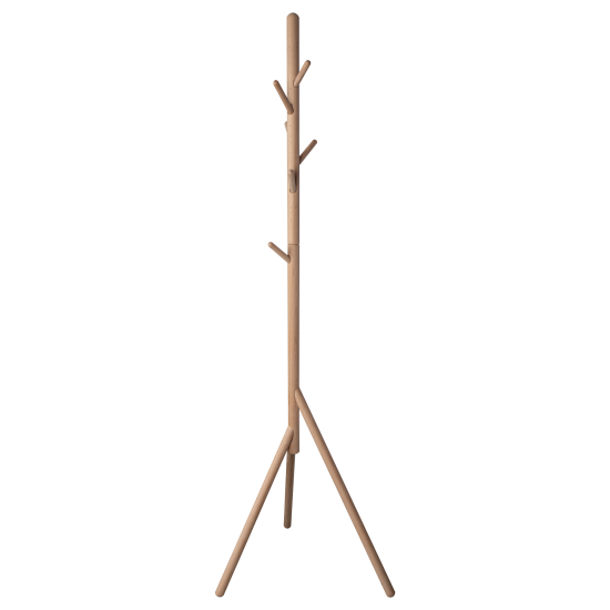 Вешалка напольная Spaceo Naturo Wood 48.5x170x56.9 см дерево цвет бежевый