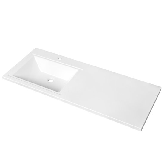 Раковина на стиральную машину Терни/Рейкъявик 120 см левая