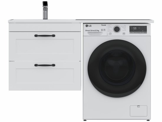 Раковина на стиральную машину Терни/Рейкъявик 120 см левая