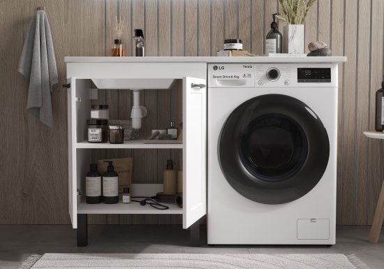 Раковина на стиральную машину Терни/Рейкъявик 120 см левая