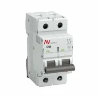Автоматический выключатель модульный EKF Averes AV-6 DC 2Р 50А тип C 6 кА 230 В (mcb6-DC-2-50C-av)