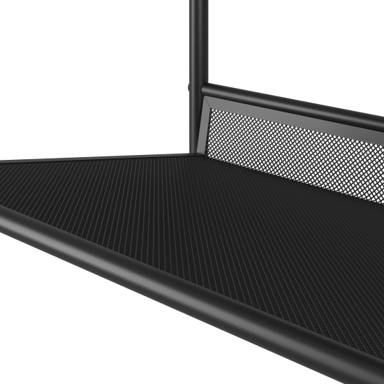 Этажерка для обуви Женева 13 45x60x27 см 3 полки металл цвет черный