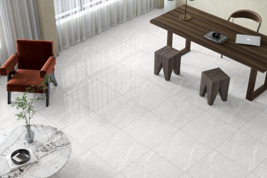 Глазурованный керамогранит Eternal Arascato Stone 60x60 см 1.44 м² глянцевый цвет серый