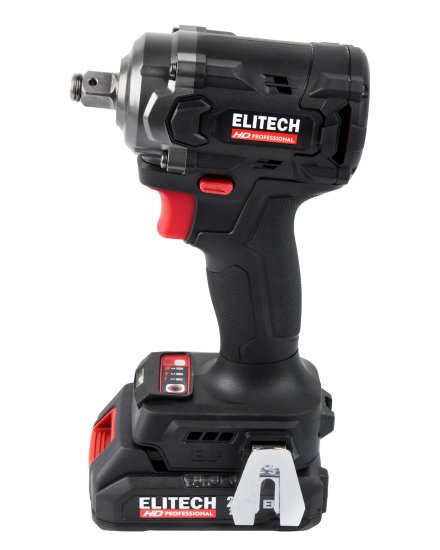 Гайковерт аккумуляторный Elitech HD CW 2004SL, 20 В Li-Ion 2x2 Ач, 450 Нм