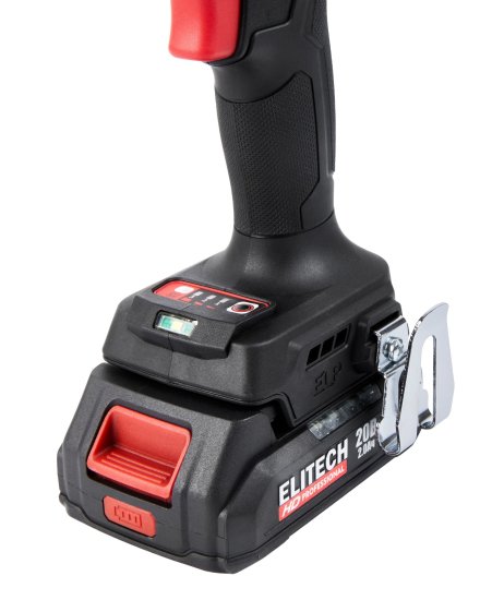 Гайковерт аккумуляторный Elitech HD CW 2004SL, 20 В Li-Ion 2x2 Ач, 450 Нм