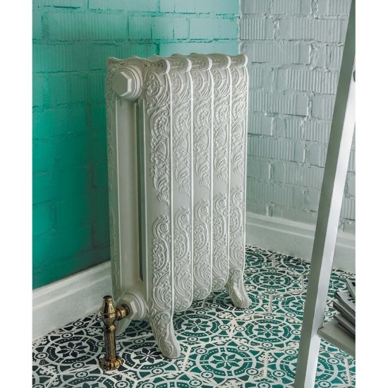 Трубки SR Rubinetterie декоративные 18-20 мм для радиатора с отражателем черные матовые (0497-1500V07S)