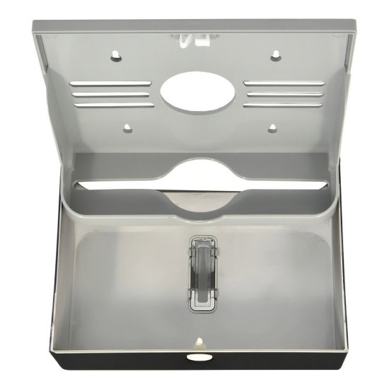 Диспенсер Puff для бумажных полотенец пластик черный (5130Bl)