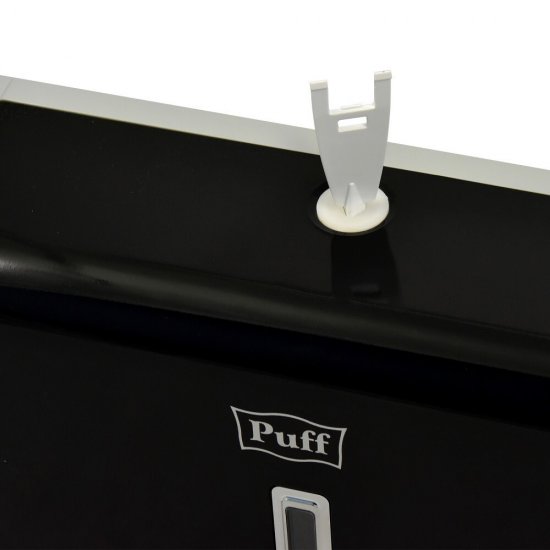 Диспенсер Puff для бумажных полотенец пластик черный (5130Bl)