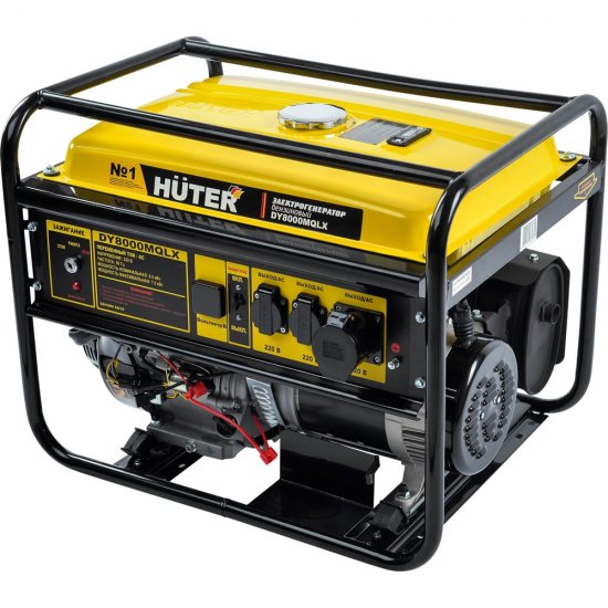 Бензиновый электрогенератор Huter DY8000MQLX