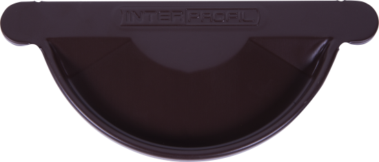 Заглушка желоба левая/правая цвет коричневый