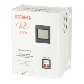 Стабилизатор напряжения Ресанта АСН-10000 Н/1-Ц  Lux однофазный 220 В 10 кВт навесной